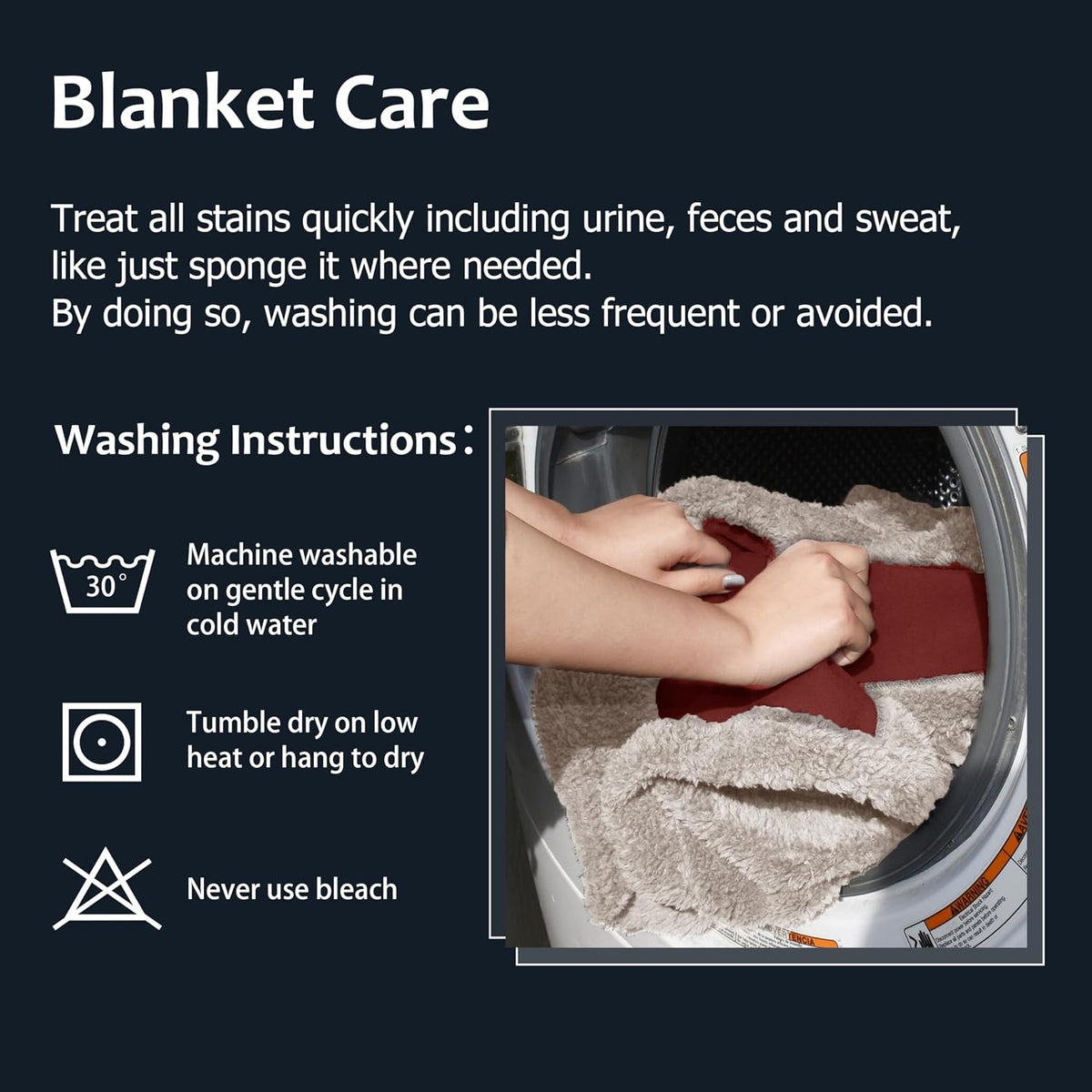 Waterproof Pet Blanket, Reversible Throw for Dogs and Cats