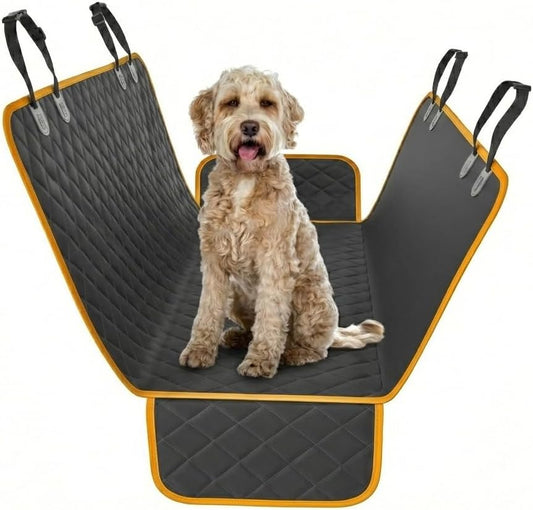 Waterproof Dog Car Seat Cover for Back Seat, Nonslip Hammock Protector