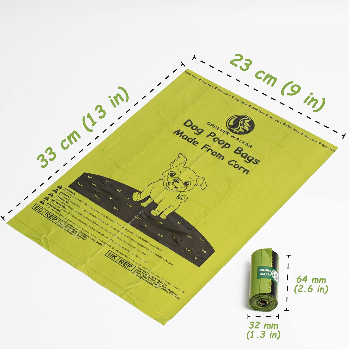 Extra Thick Leak-Proof Dog Poop Bags - 1080 Count