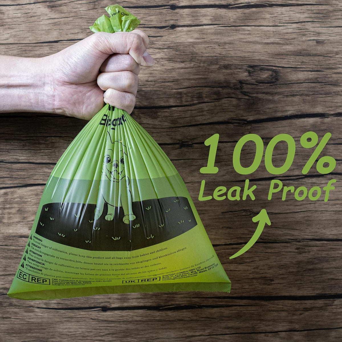 Extra Thick Leak-Proof Dog Poop Bags - 1080 Count