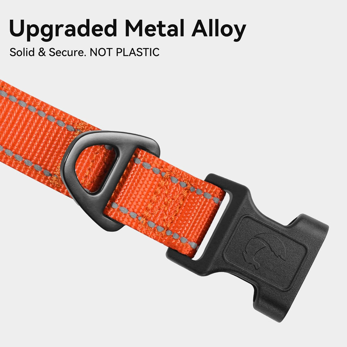 Soft Padded Reflective Dog Collar - Comfortable & Adjustable