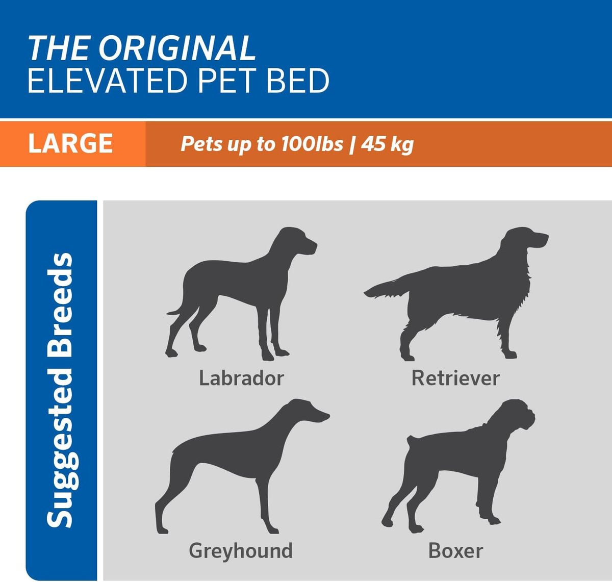 Elevated Breathable Pet Bed - Joint Relief, Easy Clean, All-Season Comfort